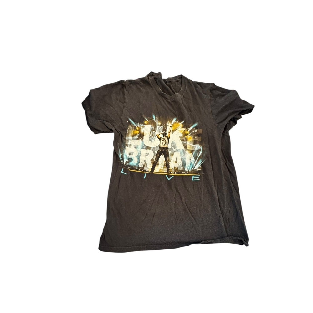 Luke Bryan 2017 What Makes You Country Tour Concert T-Shirt Black Men's XL